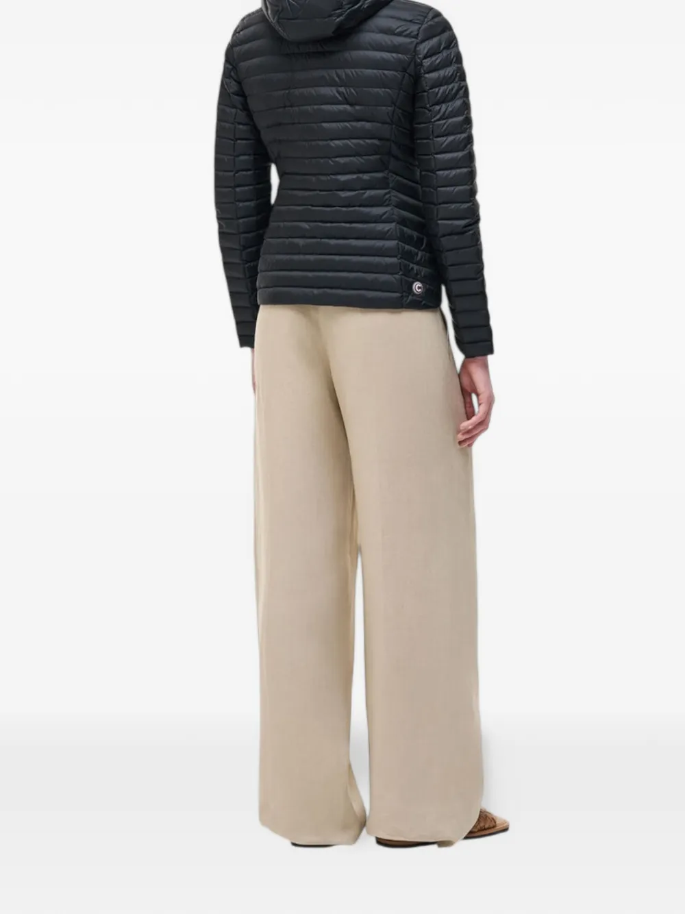  Colmar Hooded Quilted Jacket - Black 