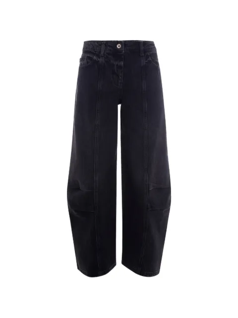 Patrizia Pepe logo-patch denim jeans