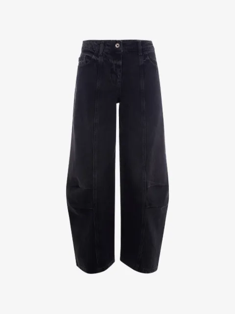 Patrizia Pepe logo-patch denim jeans