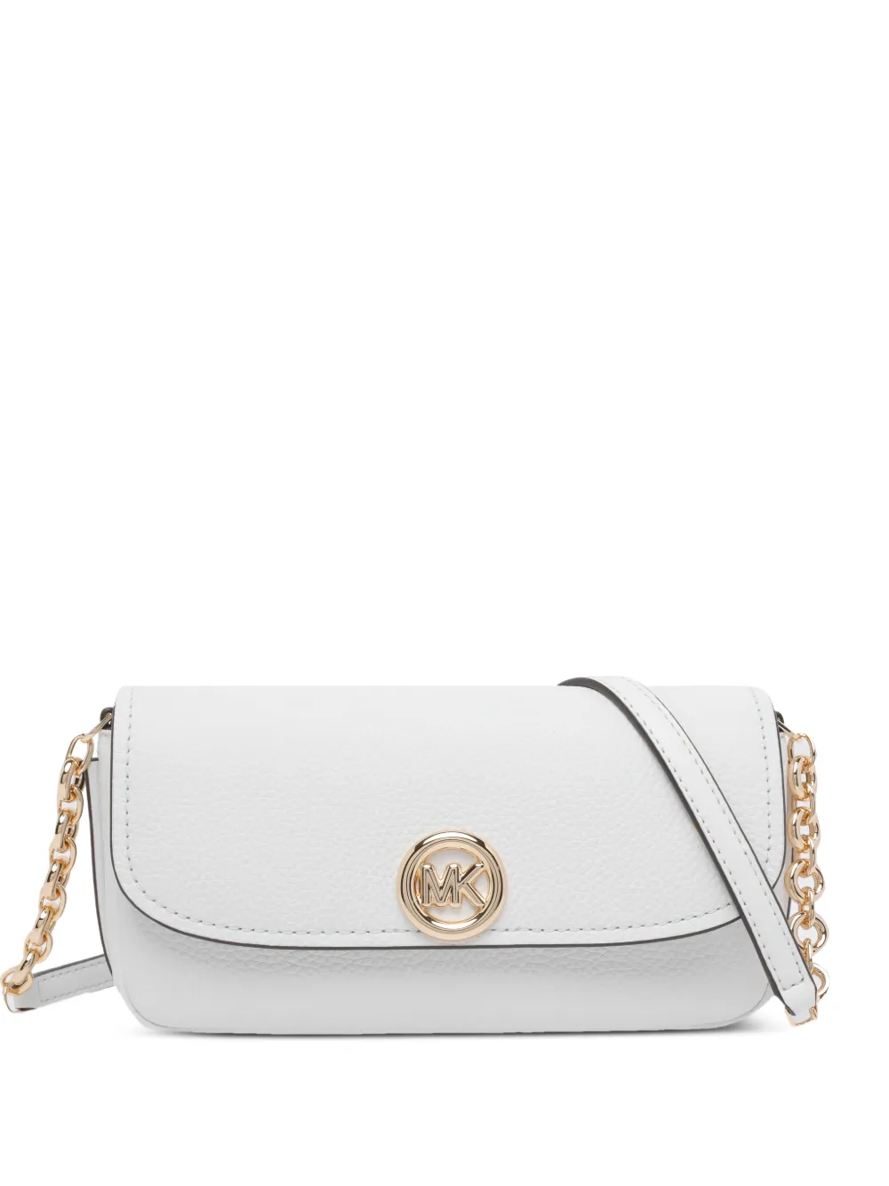 Michael Michael Kors logo-plaque shoulder bag - Bianco