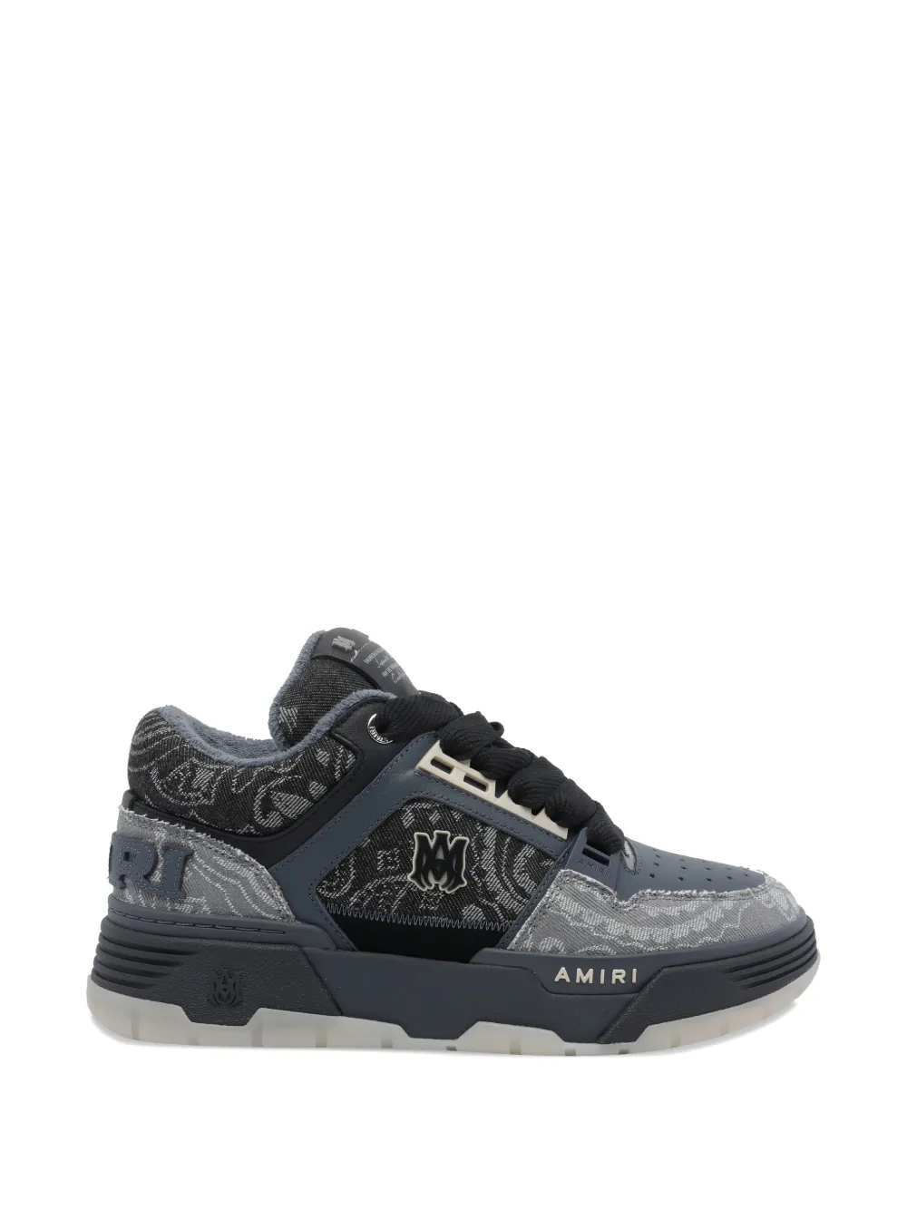 AMIRI Ma-1 bandana-jacquard sneakers - Blu