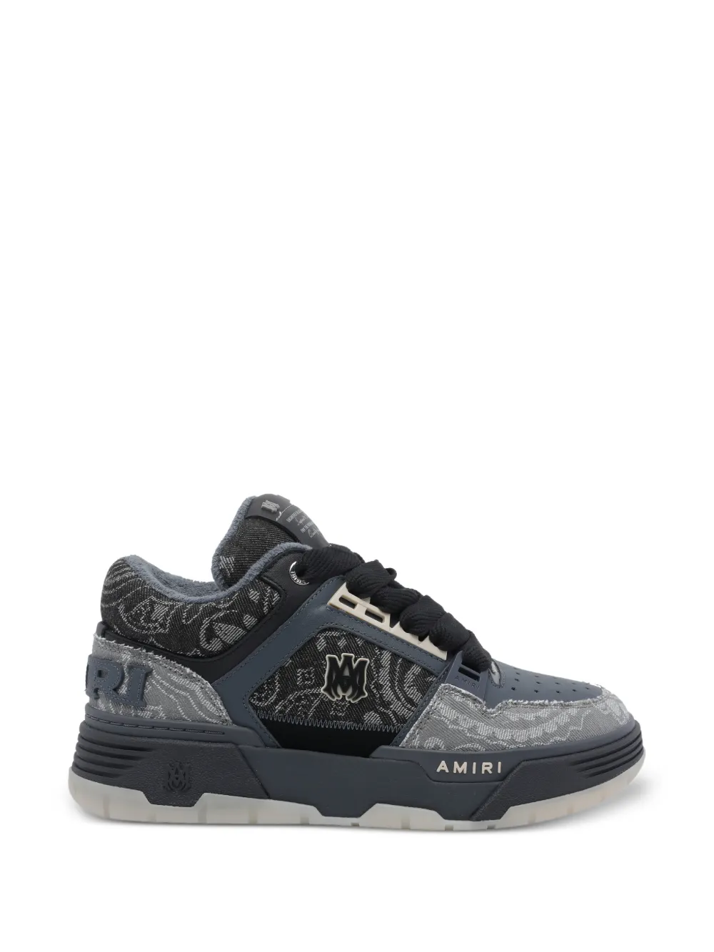 AMIRI Ma-1 bandana-jacquard sneakers - Blu