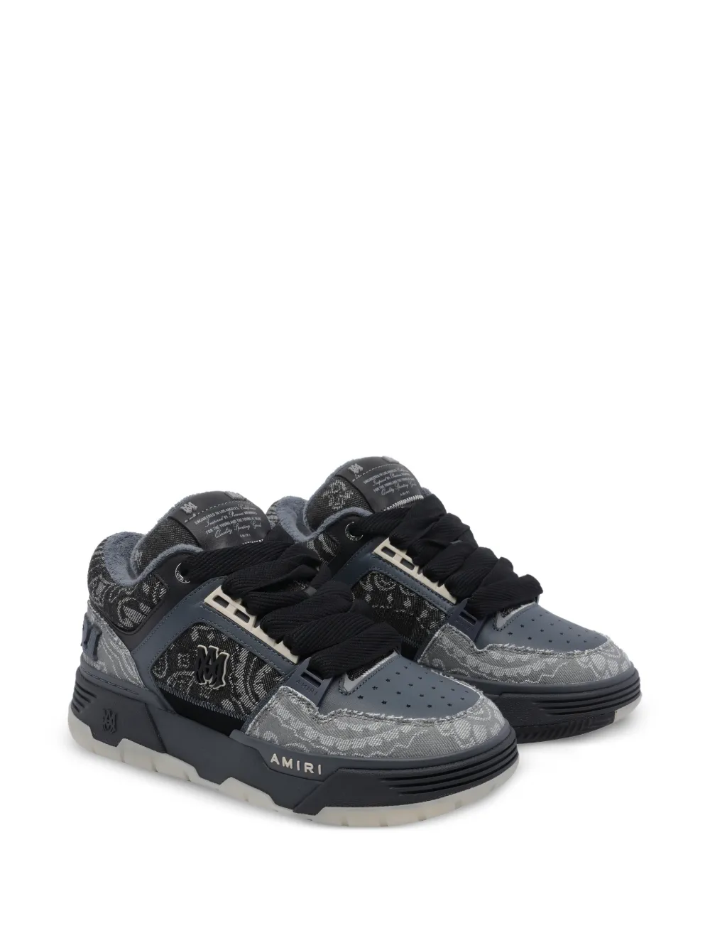 AMIRI Ma-1 sneakers met bandana-jacquard Blauw