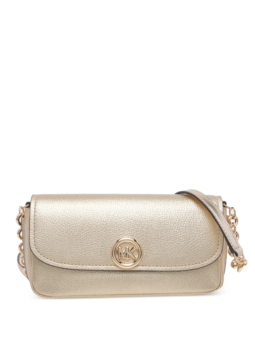 Michael Michael Kors logo-plaque shoulder bag - Oro