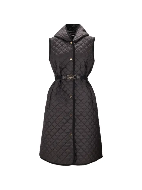 Max Mara hooded quilted gilet