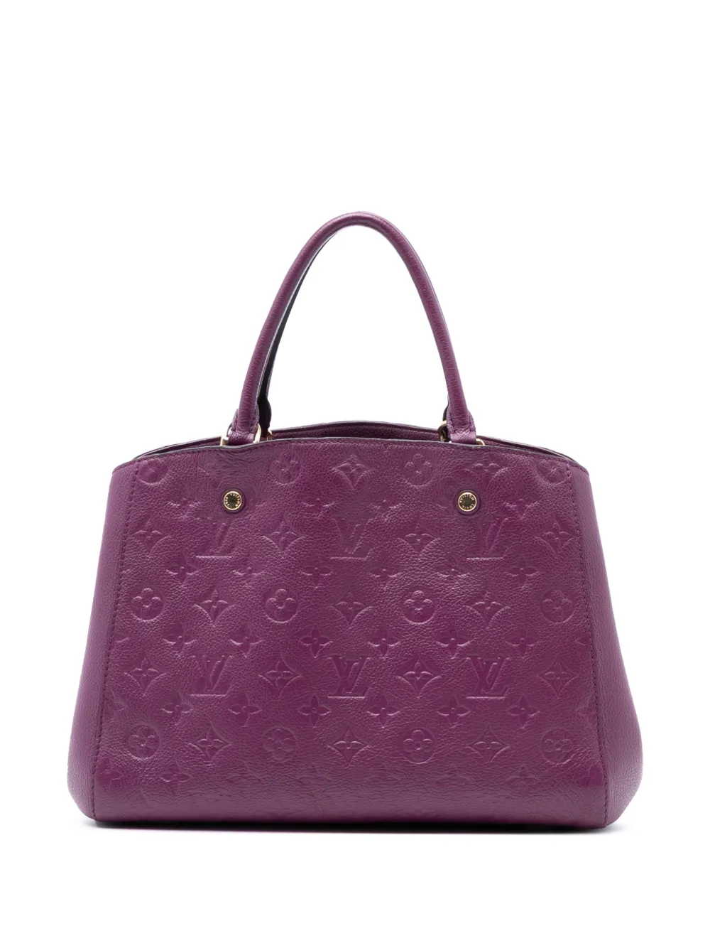 Louis Vuitton Pre-Owned 2014 Monogram Empreinte Montaigne MM satchel - Viola