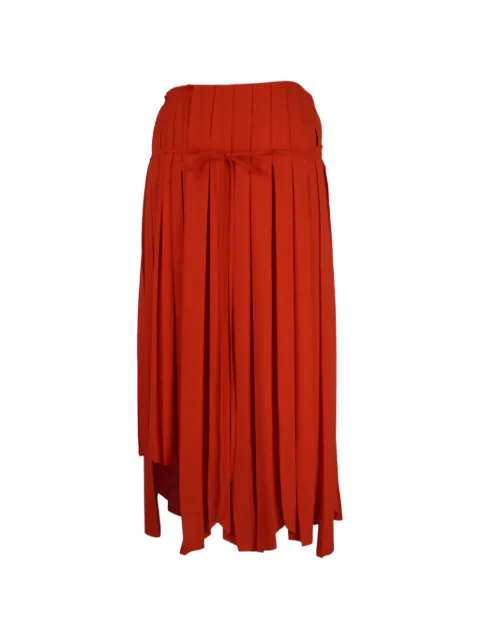 Lanvin Pre-Owned pleated knee length skirt