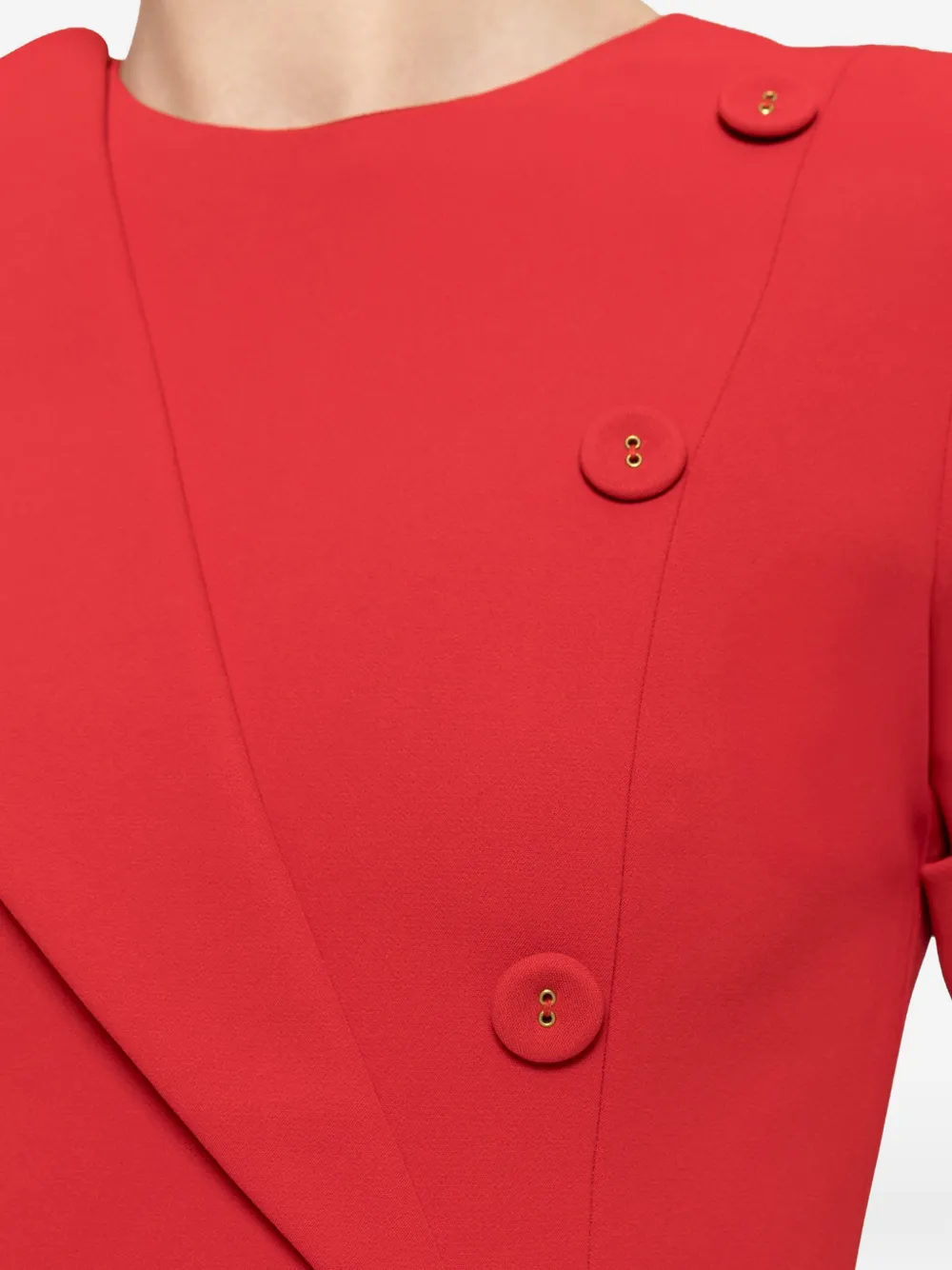 NISSA Midi-jurk met A-lijn Rood