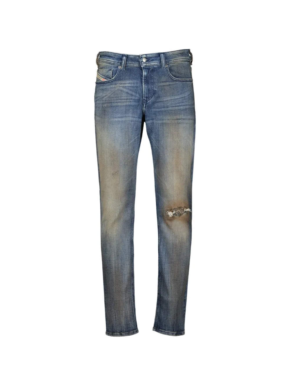 Diesel D-Sleenker 1979 five-pocket slim jeans - Blu