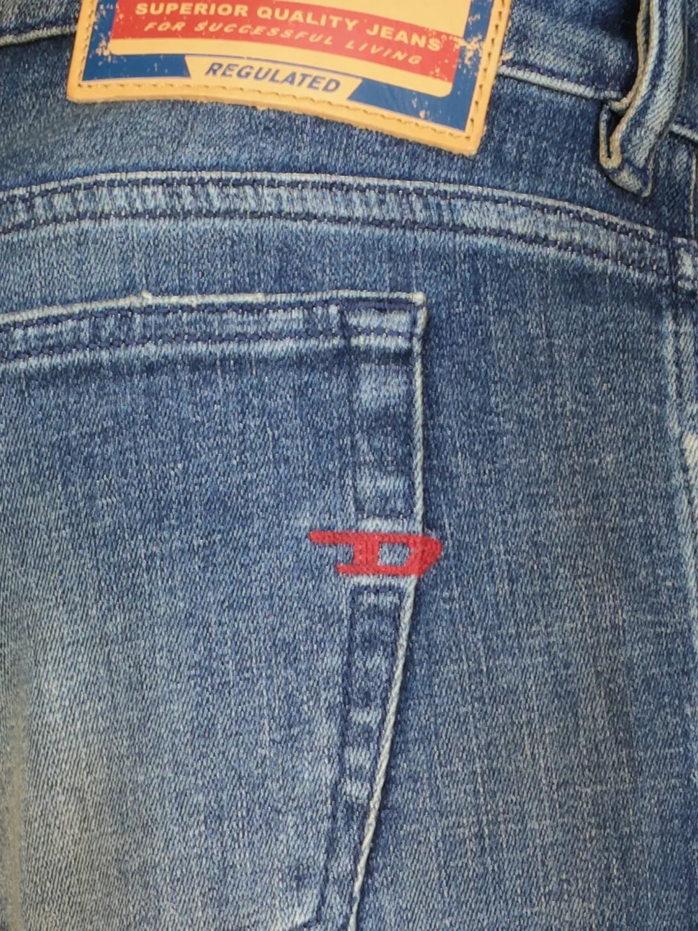  Diesel D-sleenker 1979 Five-pocket Slim Jeans - Blue 