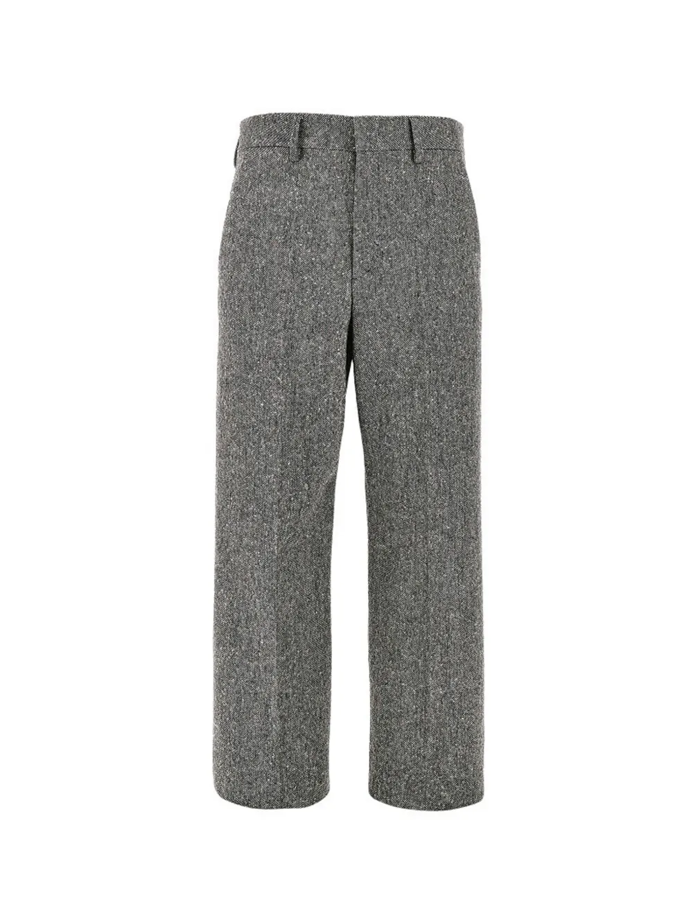 Valentino Garavani tweed effect trousers - Grau