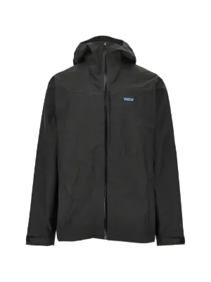 Comme Des Garçons Play Jaqueta x K-Way Com Capuz e Zíper | Preto