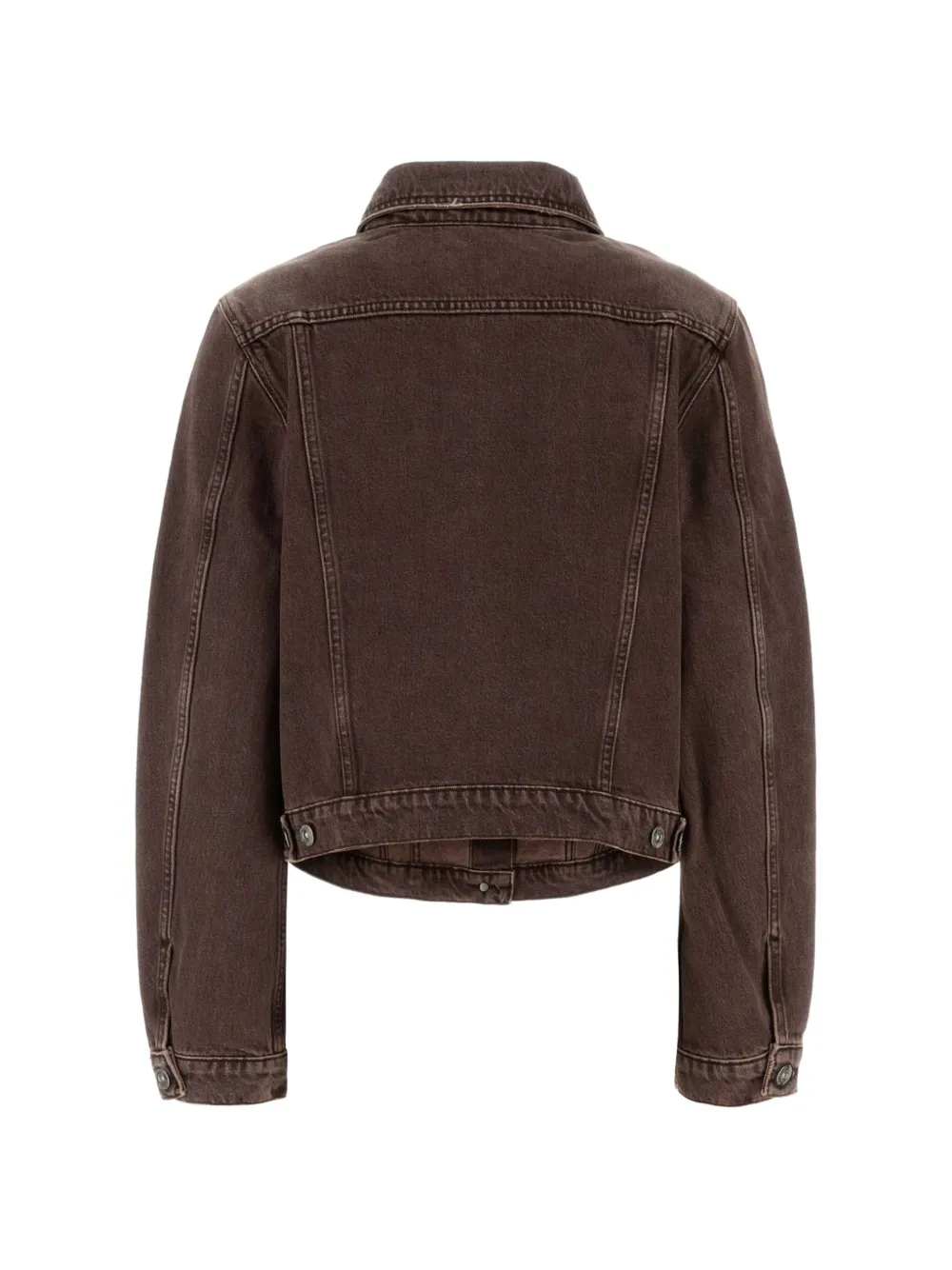  Our Legacy Buttoned Denim Jacket - Brown 