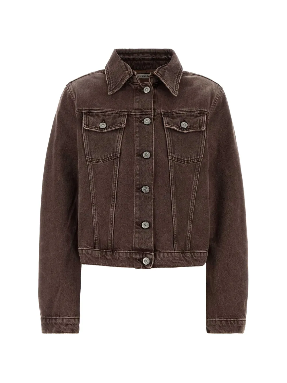 OUR LEGACY buttoned denim jacket - Braun