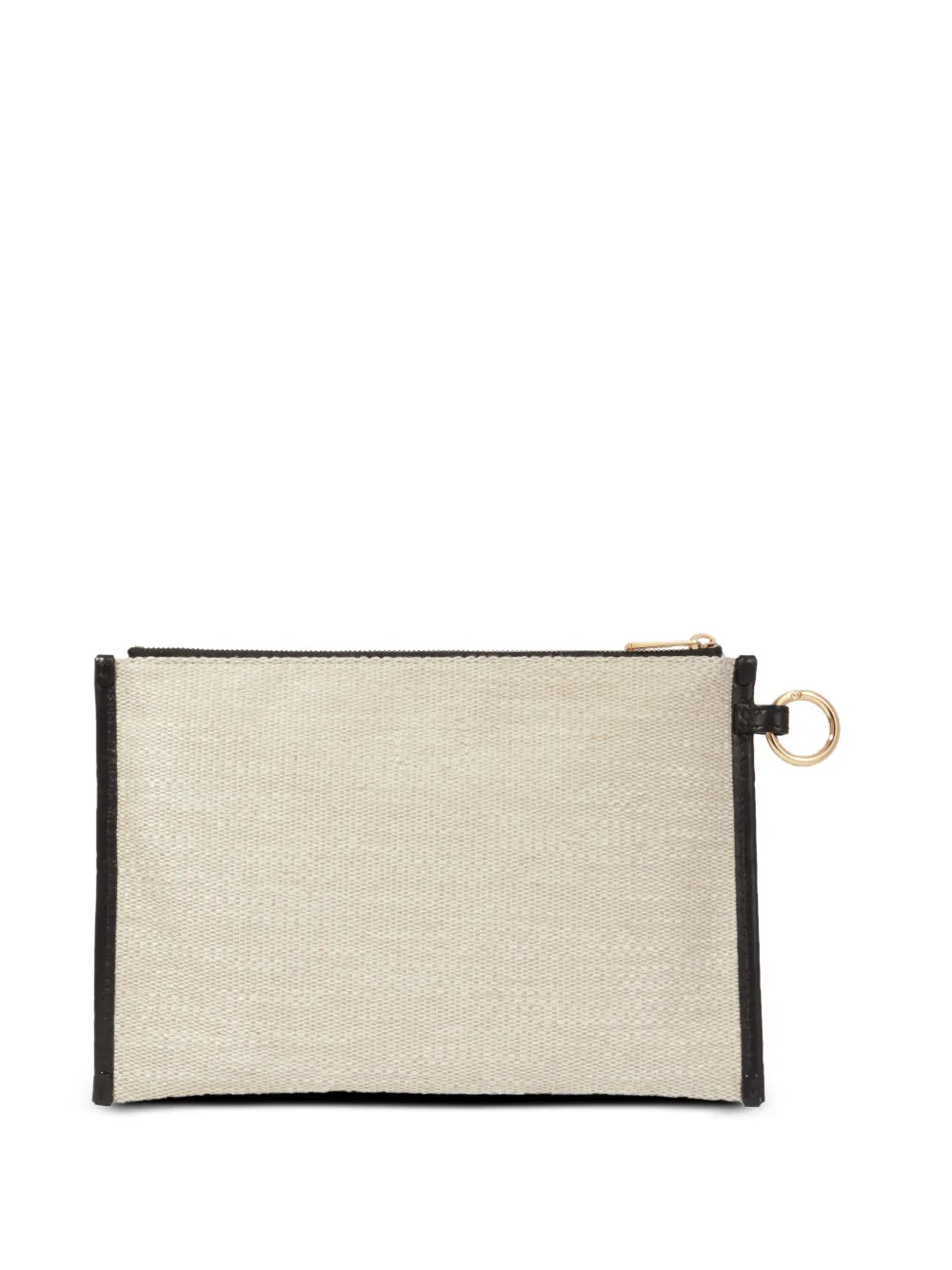  Lancel Logo Zip Wallet - Neutrals 