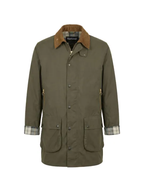 Barbour corduroy-collar pocket coat
