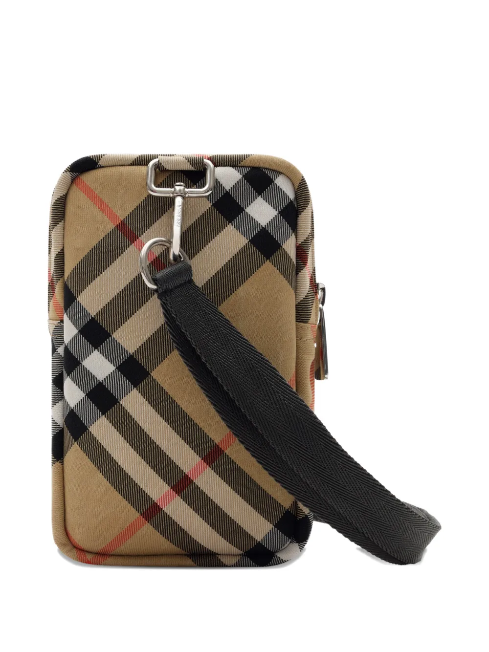  Burberry Check Phone Bag - Neutrals 