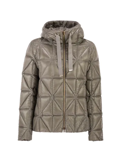 Herno geometric star quilted jacket