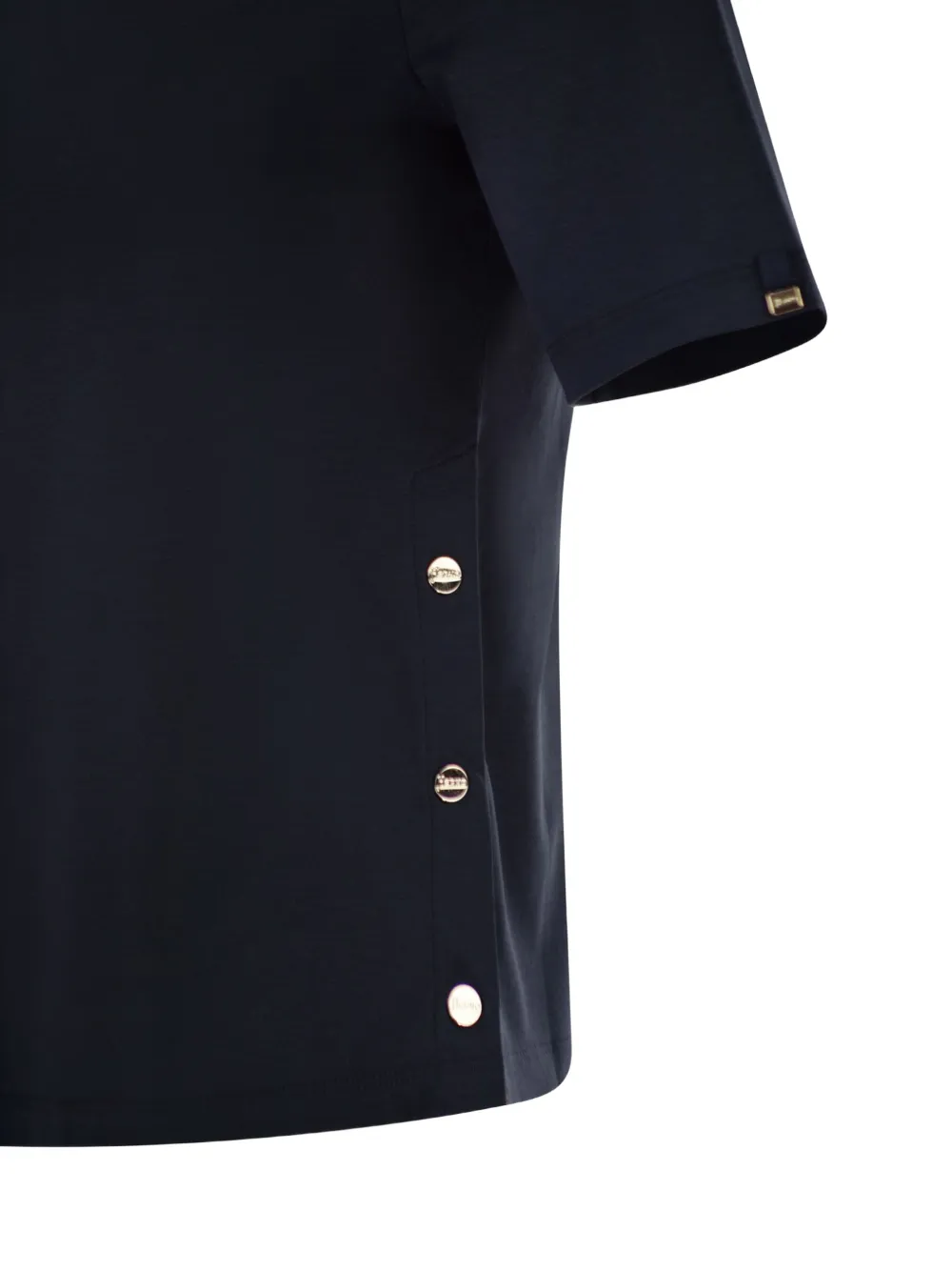 Herno T-shirt met ronde hals Blauw