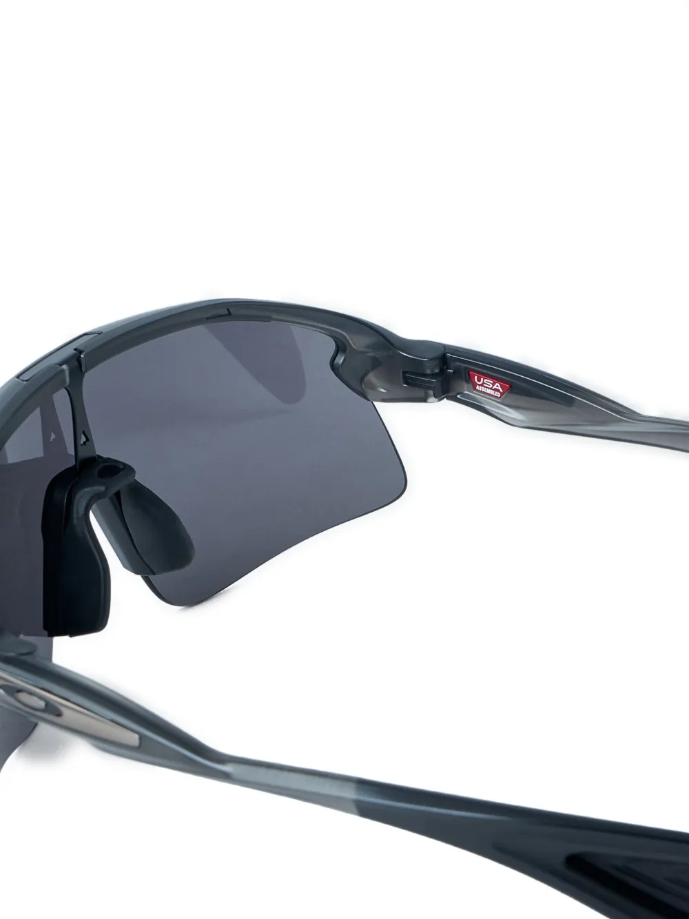 Oakley Zonnebril met logodetail Grijs