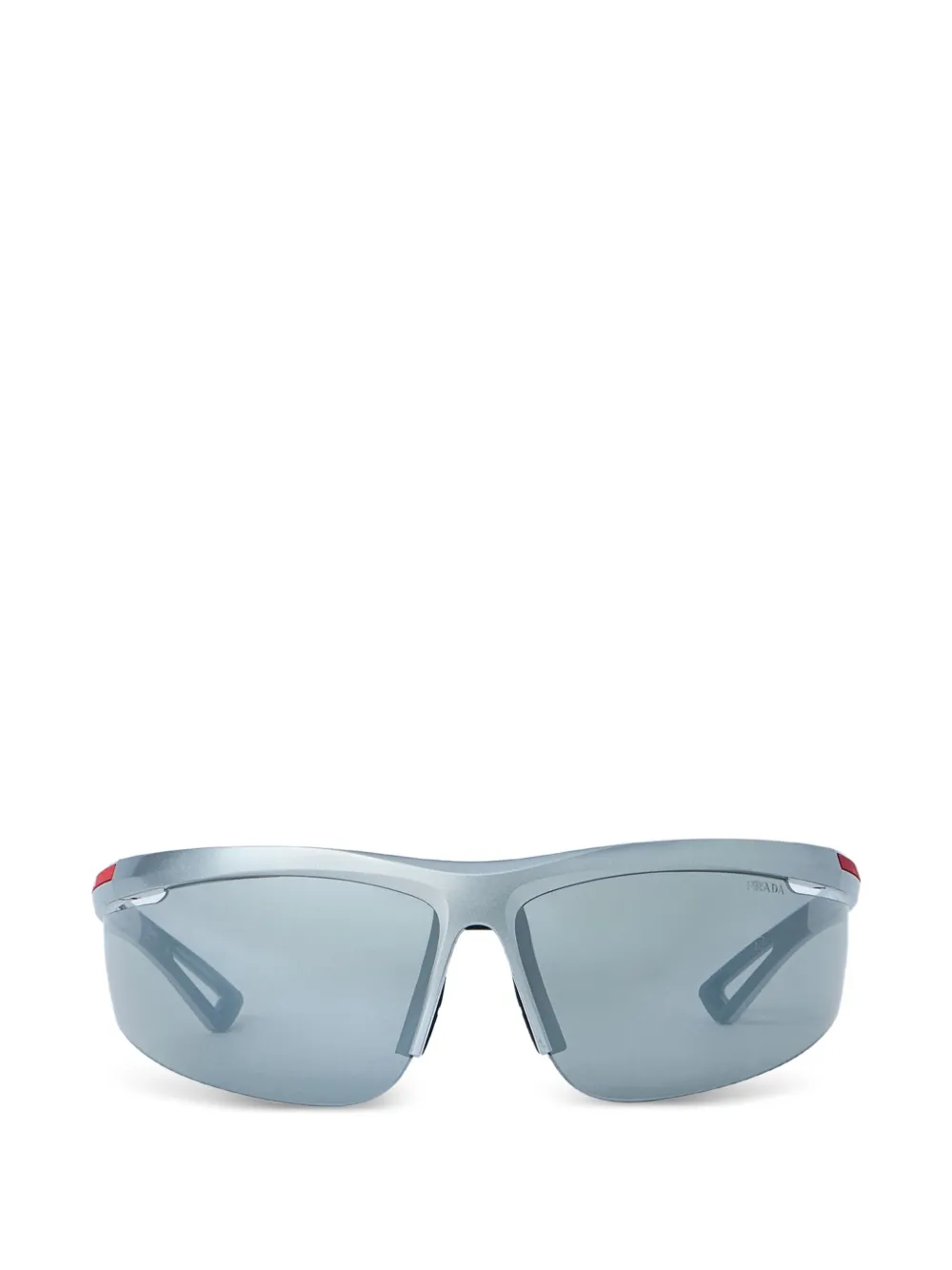 Prada Linea Rossa PS A02S square-frame sunglasses - Argento