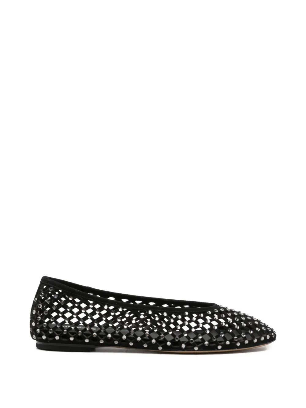 Lola Cruz embellished ballet flats - Nero