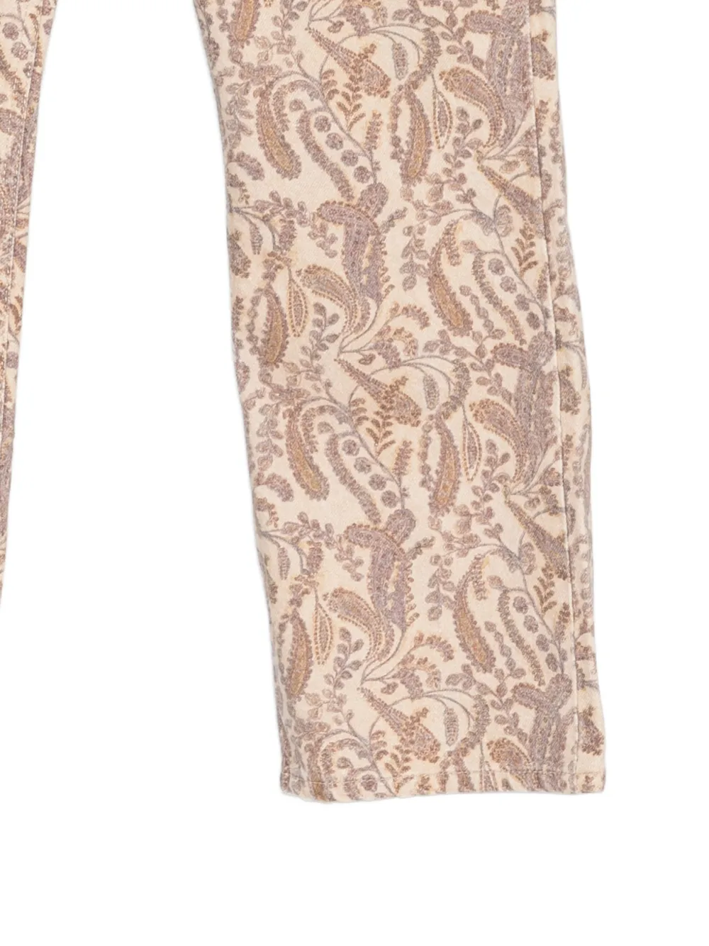 Ba&Sh Tooty katoenen broek met paisley-print Beige