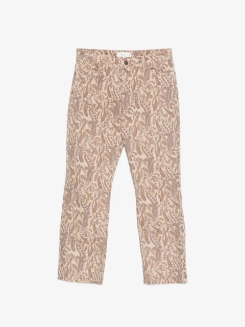 Ba&Sh pantalones con estampado de cachemira