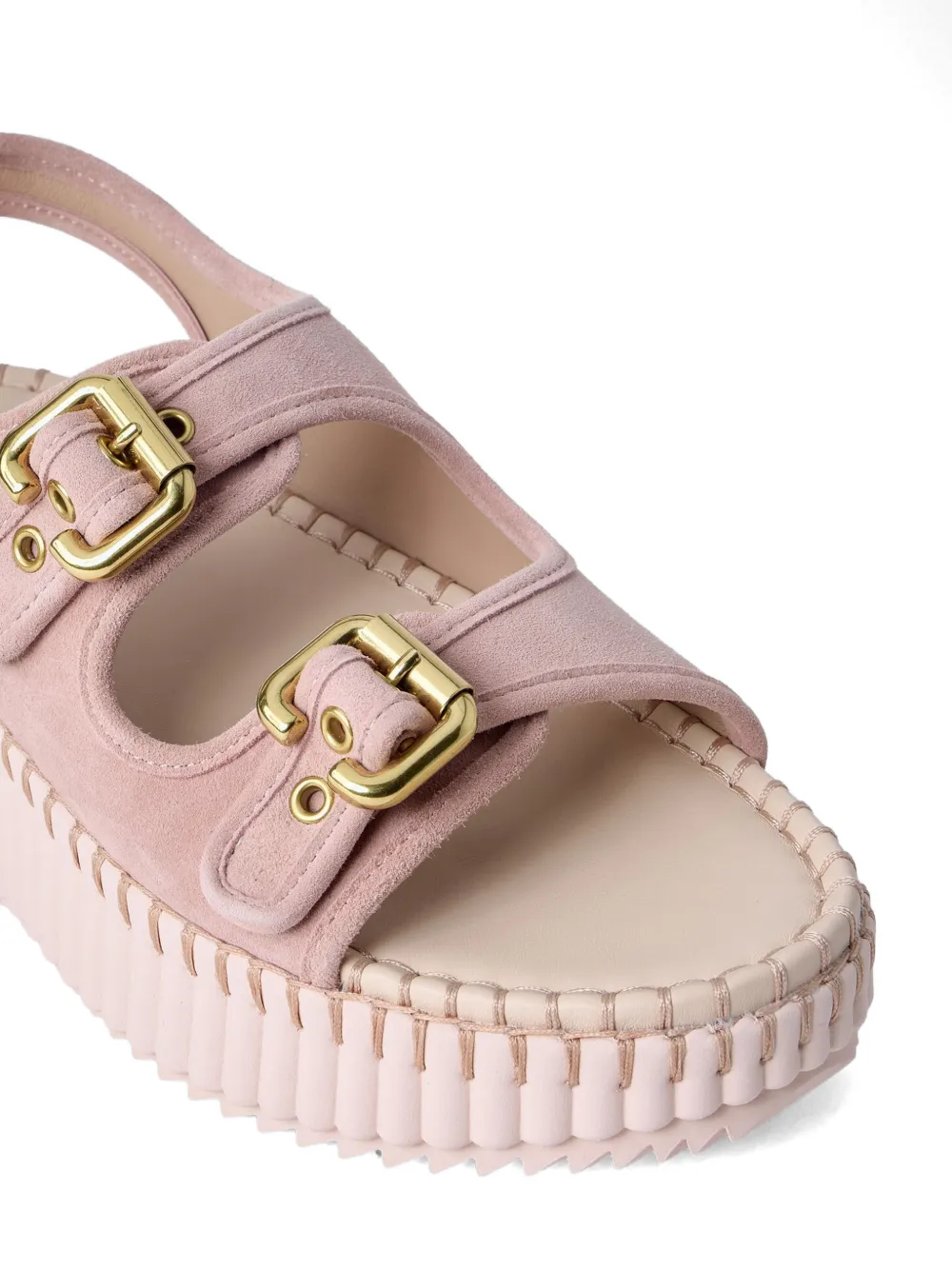 Chloé buckle-strap sandals Roze