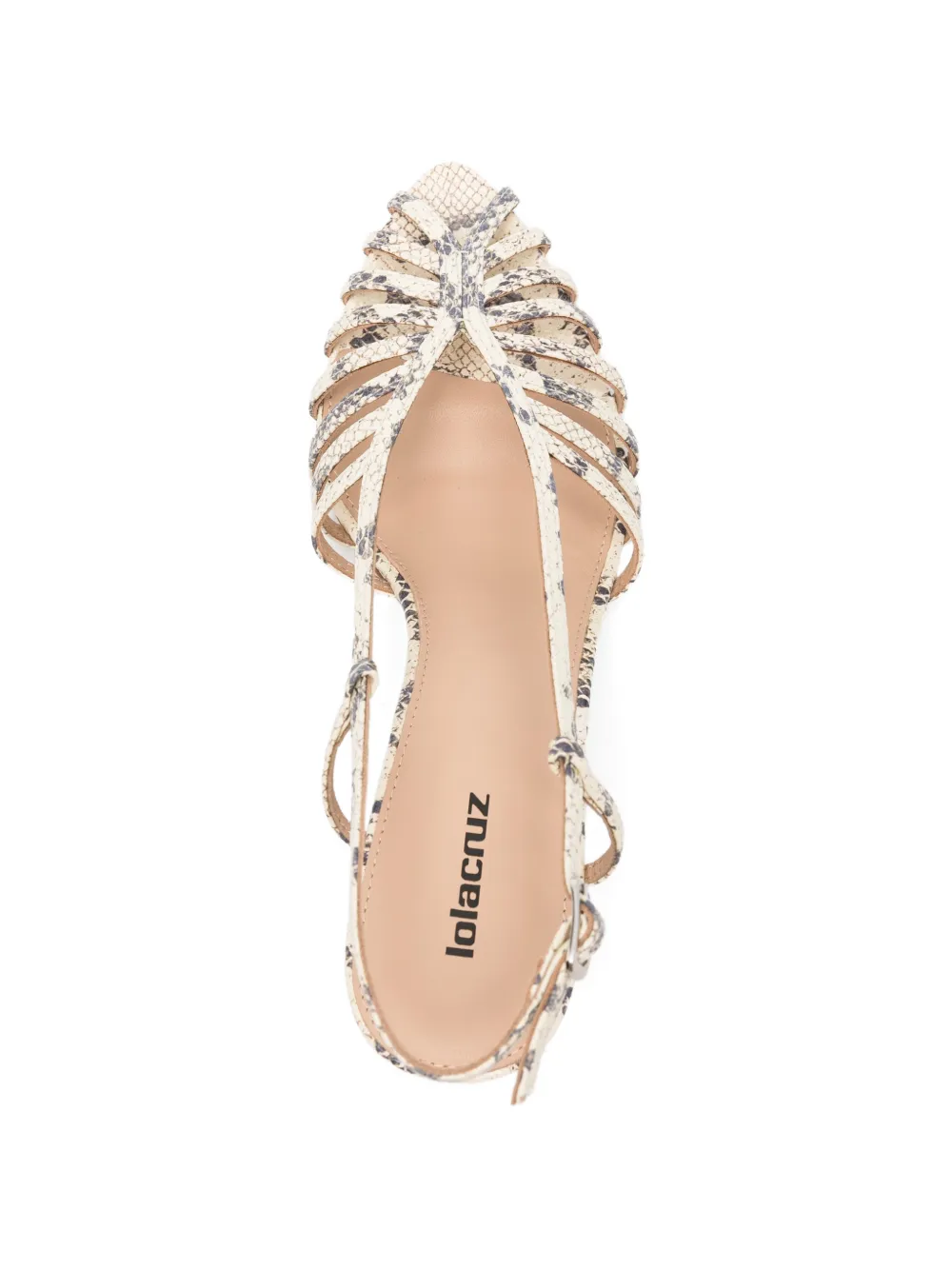 Lola Cruz strappy sandals Beige