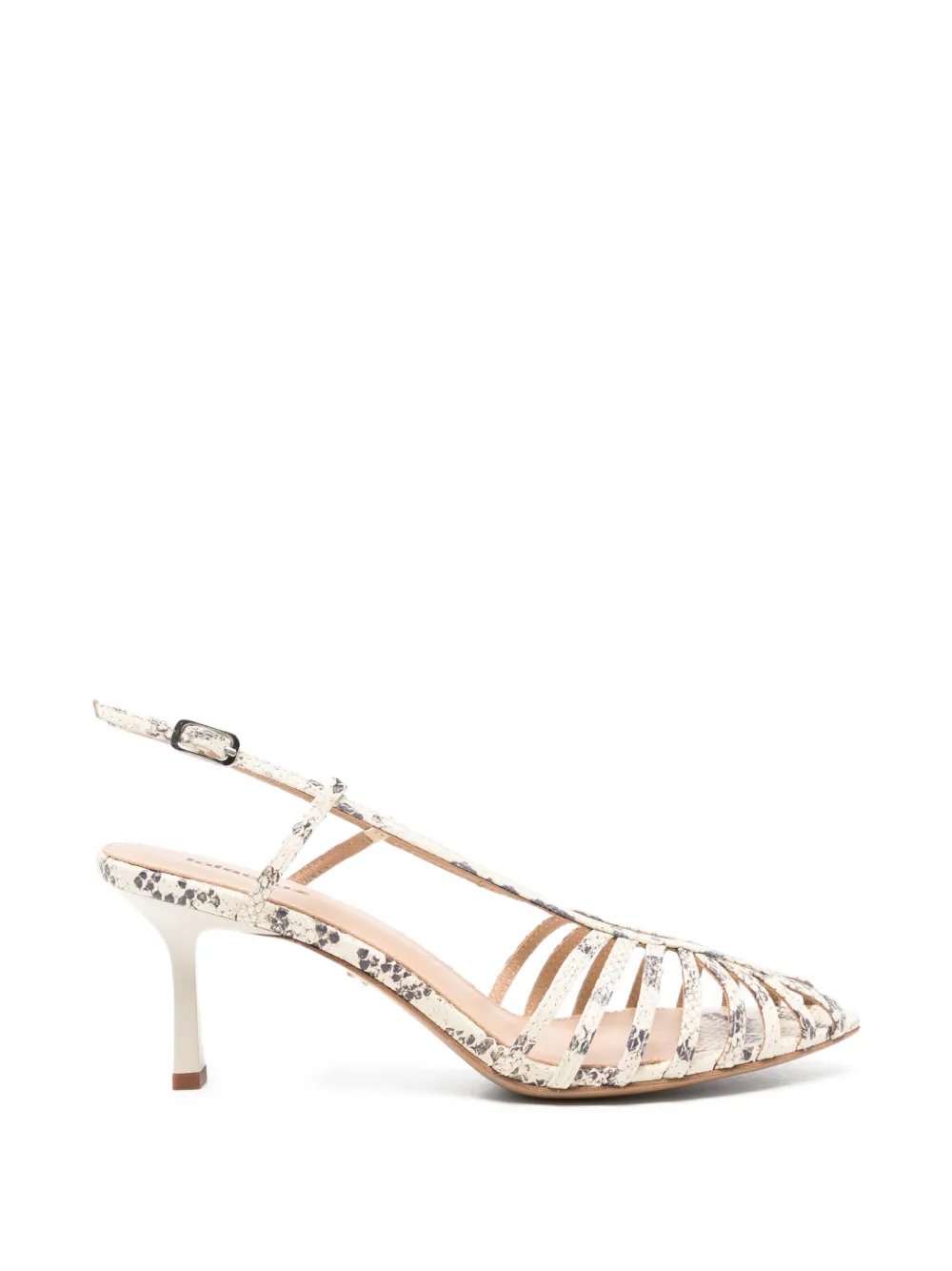 Lola Cruz Sandalen met bandjes Beige