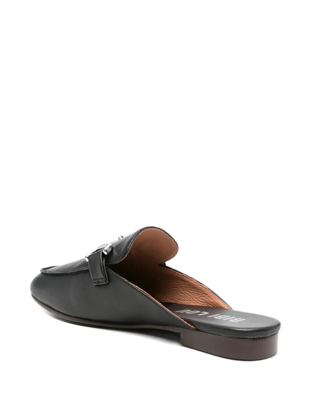 Bibi Lou Leren muiltjes Zwart