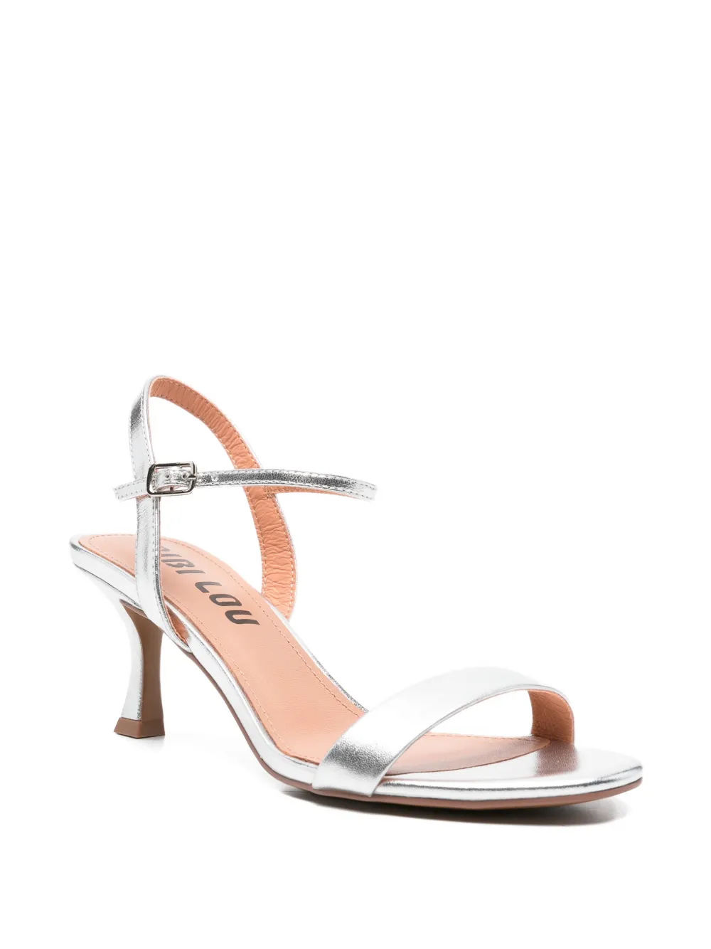 Bibi Lou Sandalen met gesp Zilver