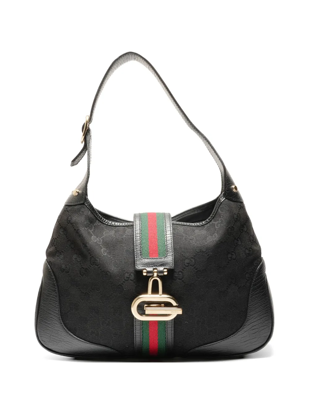 Gucci Pre-Owned 2000s gg canvas shoulder bag - Nero