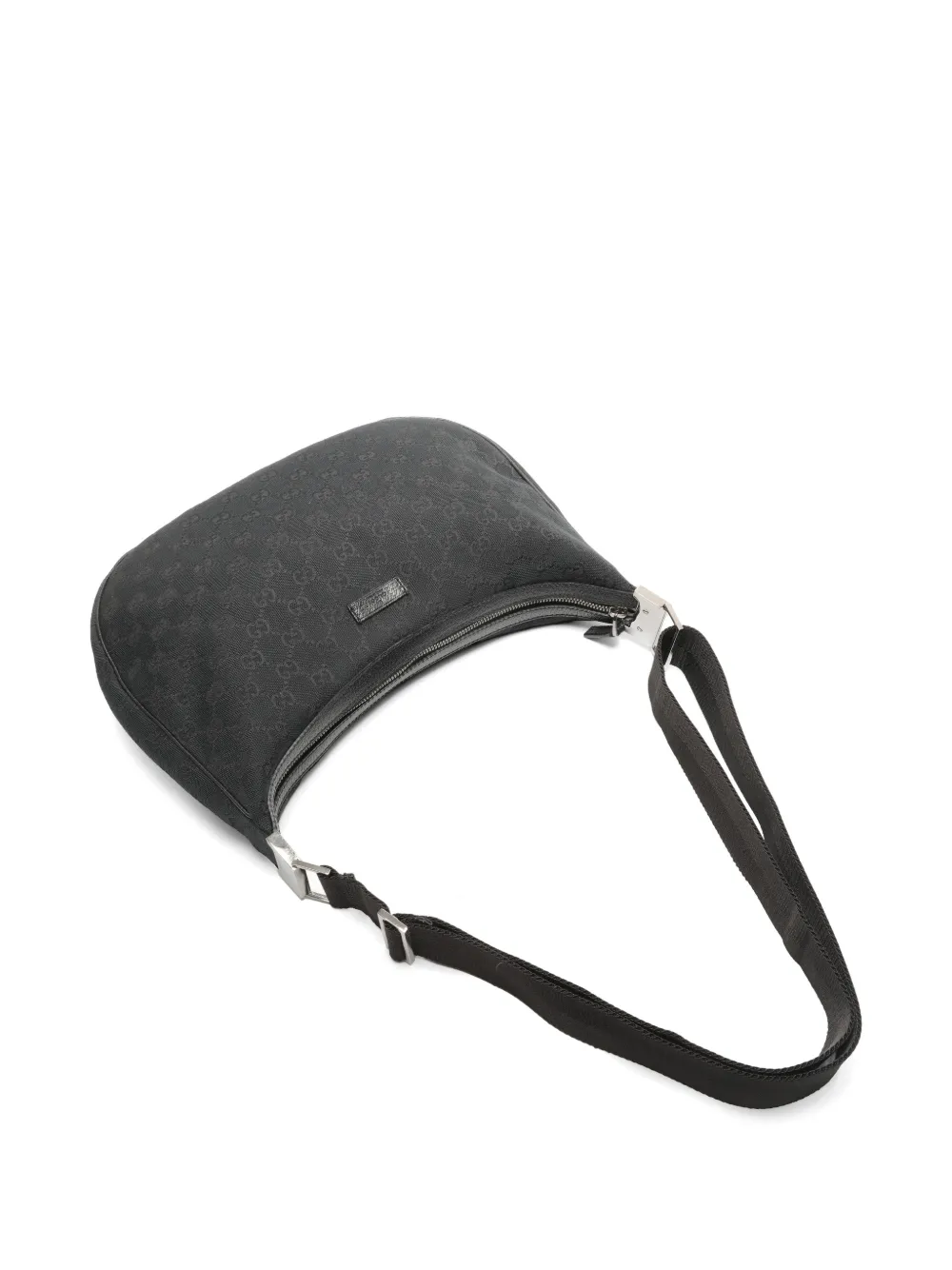 2000-2015 Gg Canvas Half Moon Shoulder Bag