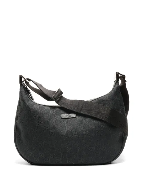 Gucci Pre-Owned 2000-2015 gg canvas half moon shoulder bag