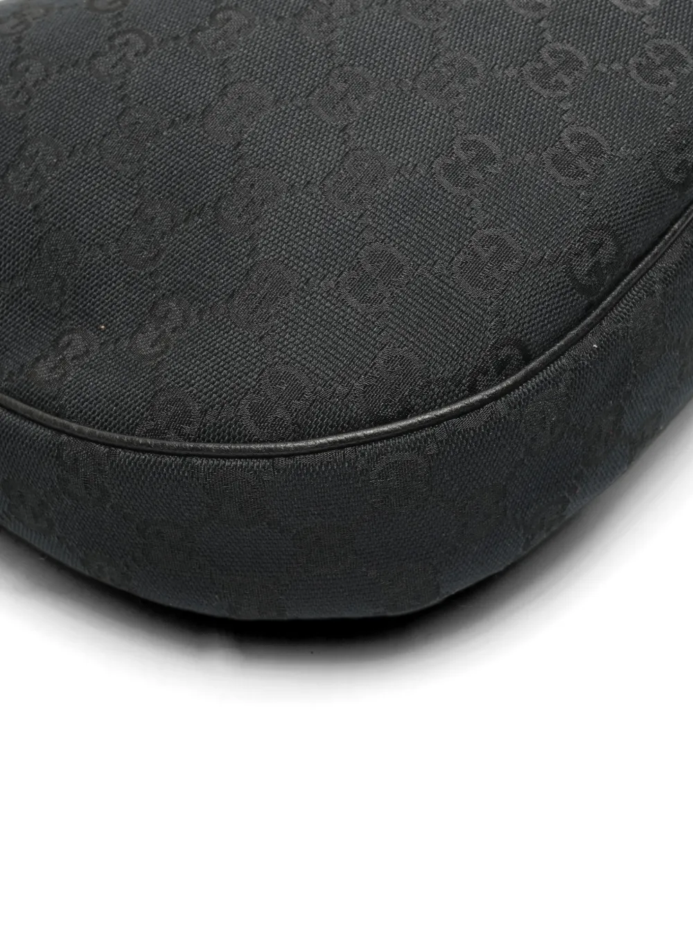 2000-2015 Gg Canvas Half Moon Shoulder Bag