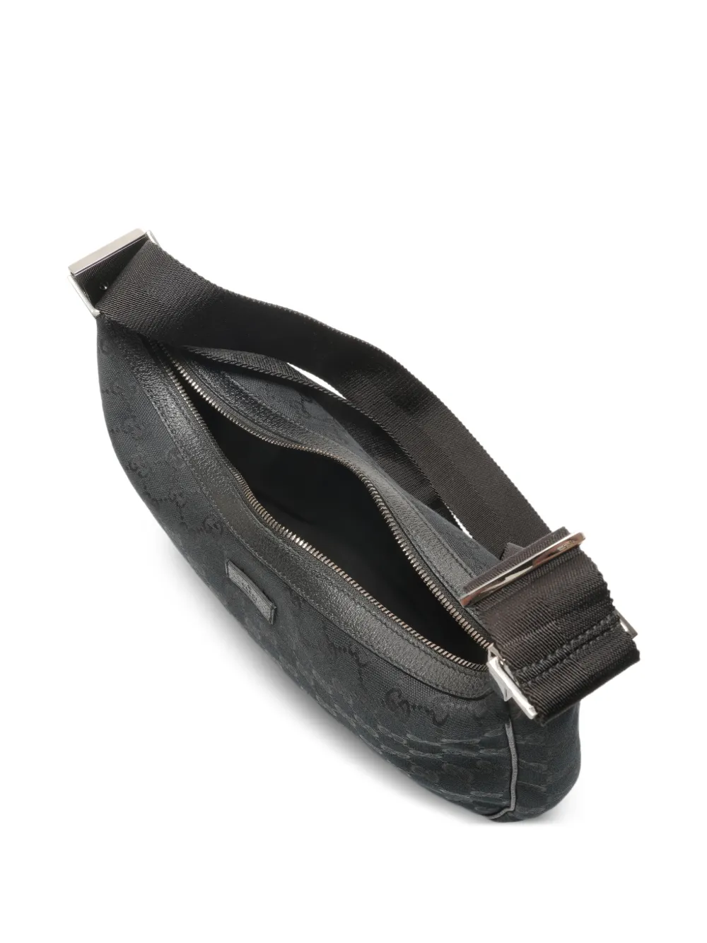 2000-2015 Gg Canvas Half Moon Shoulder Bag