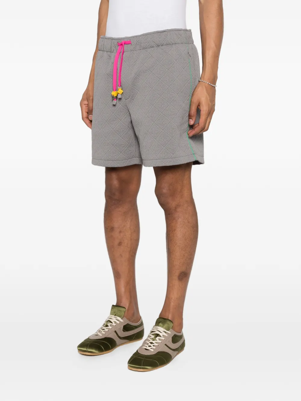 Casablanca Shorts met logo-patroon Grijs