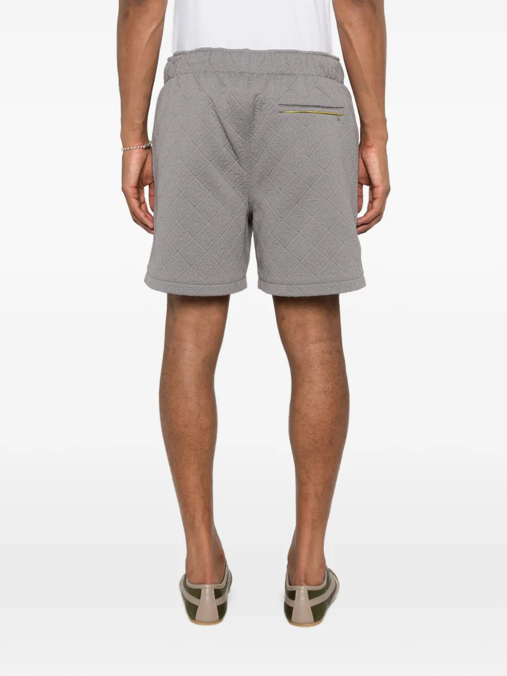 Casablanca Shorts met logo-patroon Grijs