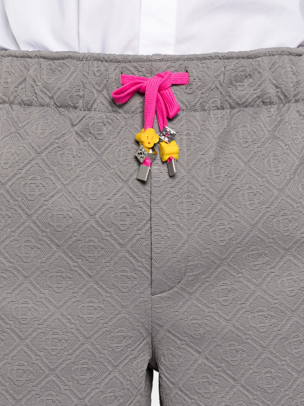 Casablanca Shorts met logo-patroon Grijs