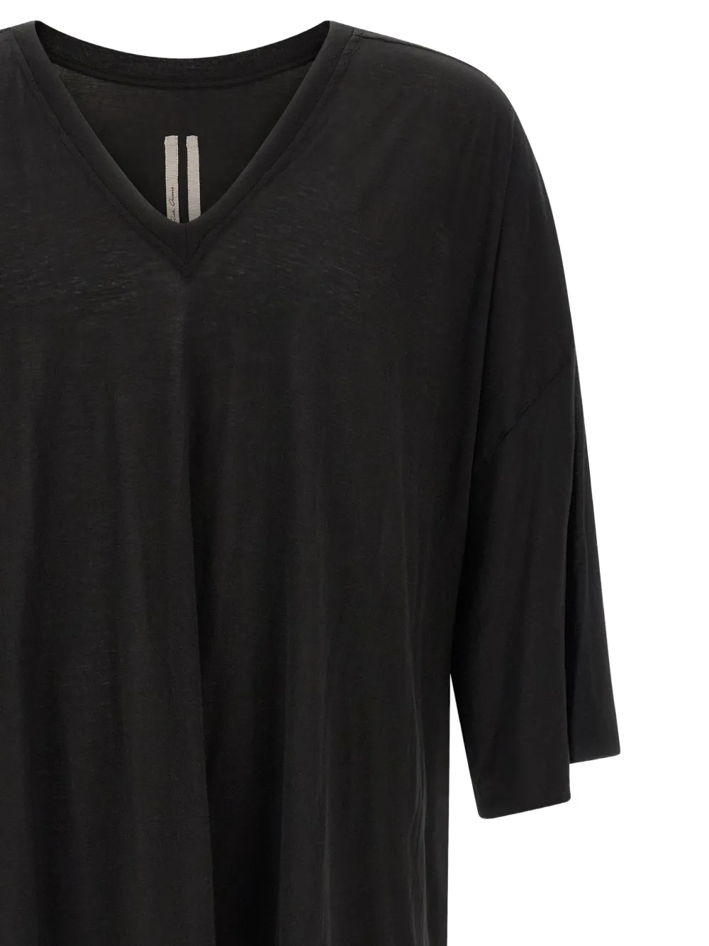 Rick Owens T-shirt met V-hals Zwart