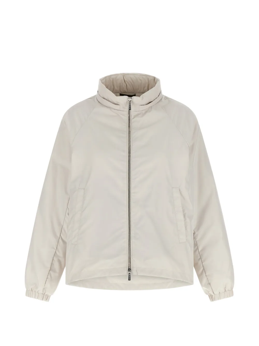 Moorer Soave jack met afneembare capuchon Beige