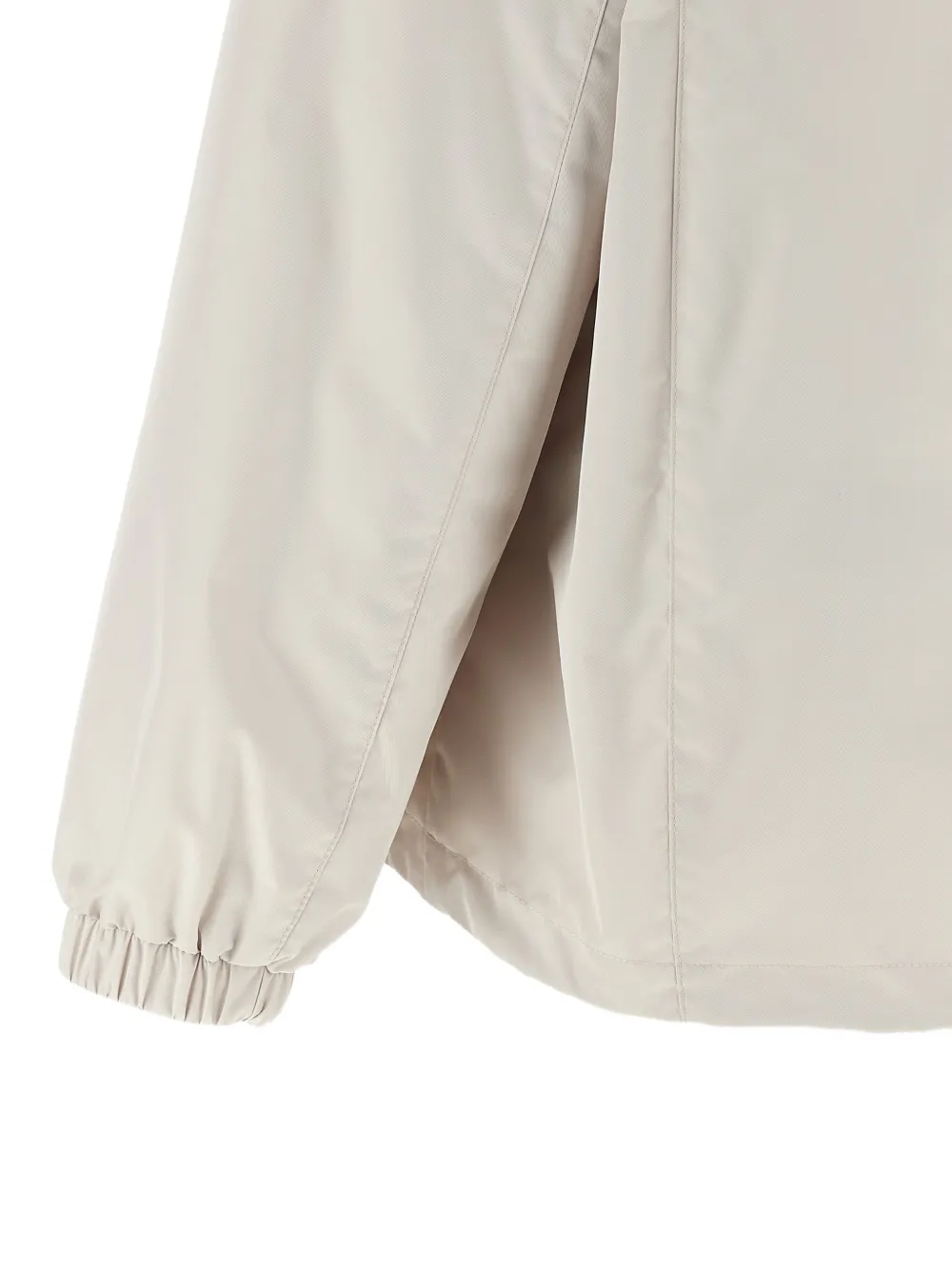Moorer Soave jack met afneembare capuchon Beige