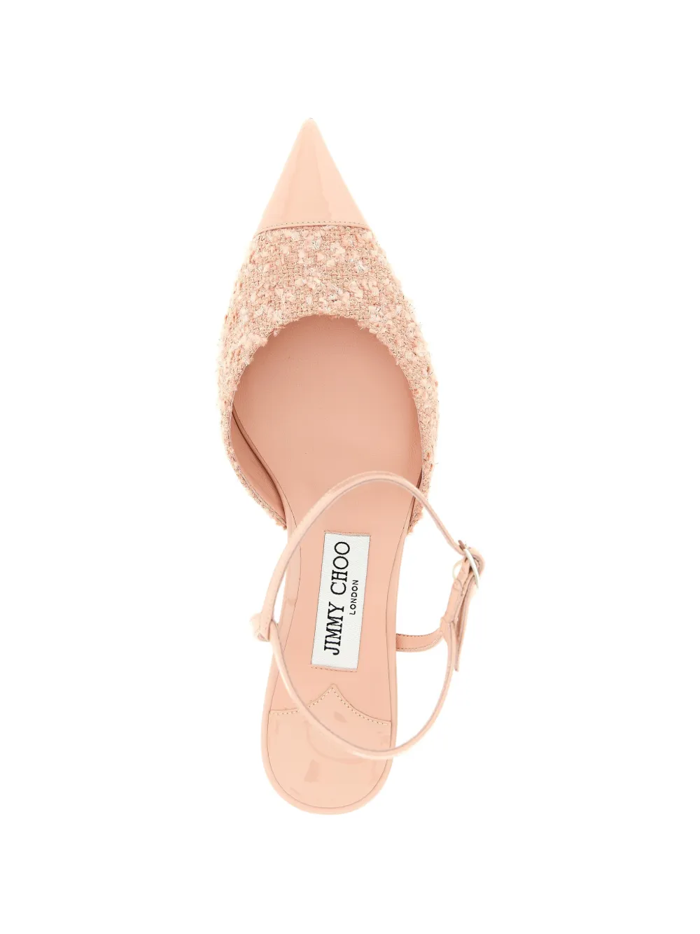 Jimmy Choo pearl-pendant slingback pumps Roze