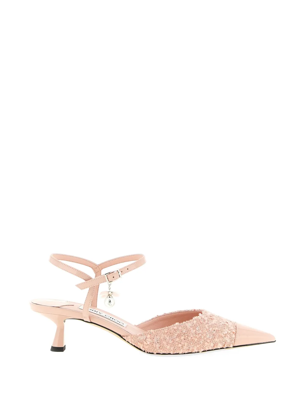 Jimmy Choo pearl-pendant slingback pumps Roze