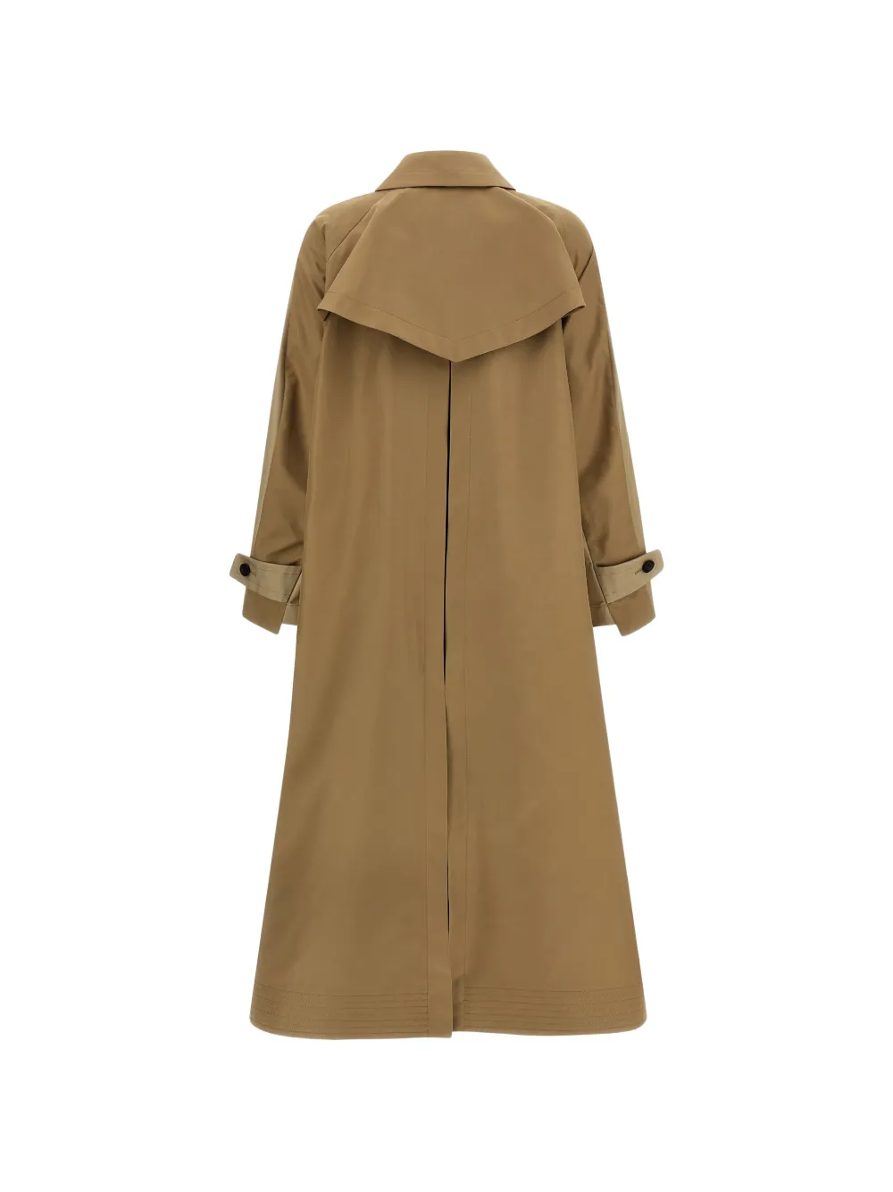  Sacai Double-layer Collared Trench Coat - Neutrals 