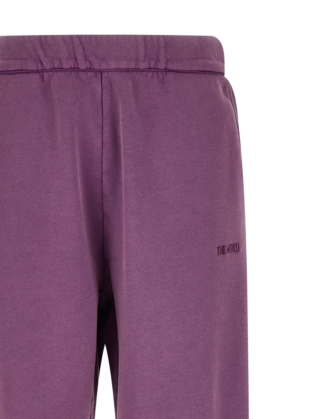 The Attico Pantalones De Chándal Con Logo Bordado - Morado 