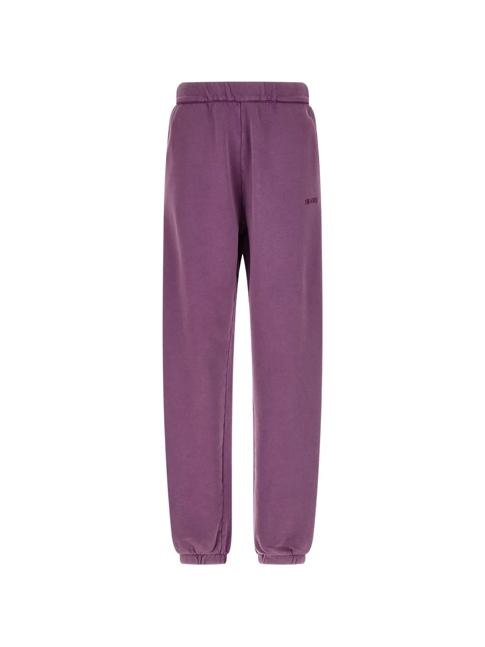 The Attico logo-embroidered track pants - Viola