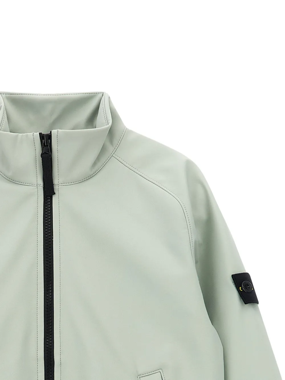  Stone Island Junior Logo-badge Jacket - Green 